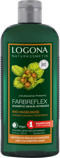 Logona Farbreflex Shampoo Braun-Schwarz Bio-Haselnuss 250ml