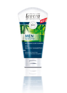 Lavera Men Sensitiv 3in1 Duschgel für Gesicht, Körper & Haare 200ml