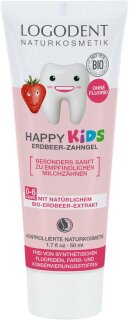 LOGODENT Happy Kids Erdbeer-Zahngel 50ml