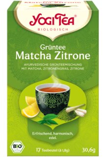 Yogi Tea Gr&uuml;ntee Matcha Zitrone 17x1,8g