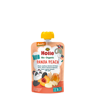 Holle Pouchy - Panda Peach 100g