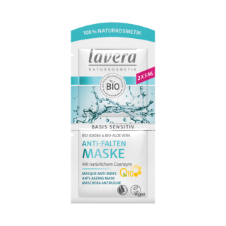 Lavera BASIS Sensitiv Anti-Falten Maske Q10 2x5ml