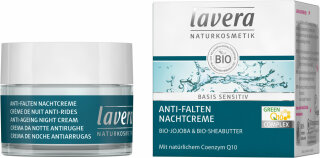 Lavera BASIS Sensitiv Anti-Falten Nachtcreme 50 ml