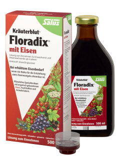 Salus Kräuterblut Florardix® mit Eisen, Tonikum 250ml