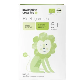 Löwenzahn Organics Folgemilch 6+ 500g