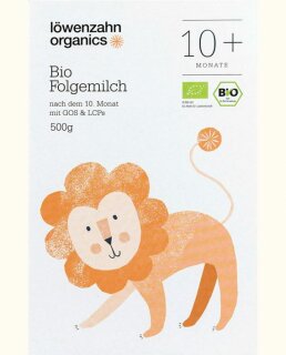 Löwenzahn Organics Folgemilch 10+ 500g