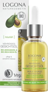 Logona Nährendes Gesichtsöl Bio-Avocadoöl & Bio-Inca Inchi Öl 30ml