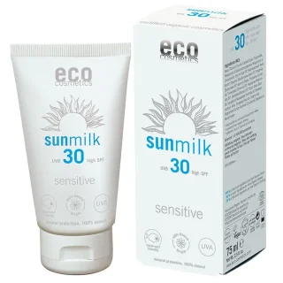 Eco Sonnenmilch Sensitiv LSF 30 Hoher Schutz 75ml