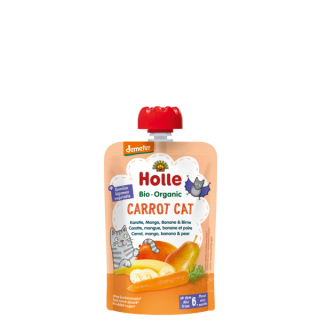 Holle Pouchy - Carrot Cat 100g
