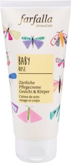 Farfalla Baby Zärtliche Pflegecreme Rose Gesicht & Köprer 100ml