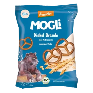 Mogli Dinkel Brezeln ohne Aufstreusalz 50g