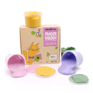 Neogrün Fingerfarbe Luka 4x120g