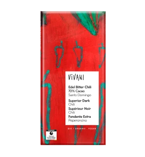 Vivani Edel Bitter Chili 80g