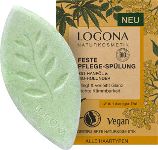 Logona Festes Pflege-Shampoo Bio-Hanf & Bio-Hollunder 60g