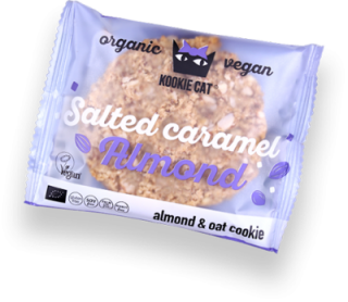 Kookie Cat Gesalzenes Karamell Mandel Keks 50g
