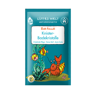 Lüttes Welt Knister-Badekristalle Beste Freunde 80g