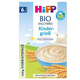 HiPP Bio Milchbrei Kindergrieß 475g