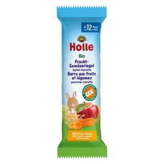 Holle Bio Frucht-Gem&uuml;seriegel Apfel &amp; Karotte 25g