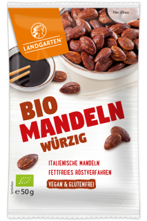 Landgarten Bio Mandeln - würzig 50g