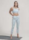 Boochen Sport-BH Meco in Wellen Print