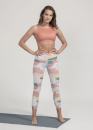 Boochen High-Waist Leggings in Sakura Print