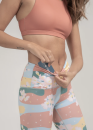 Boochen High-Waist Leggings in Sakura Print