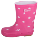 BMS Kinder Gummistiefel Pink mit weißen Sternen Gr.23