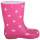 BMS Kinder Gummistiefel Pink mit weißen Sternen Gr.23