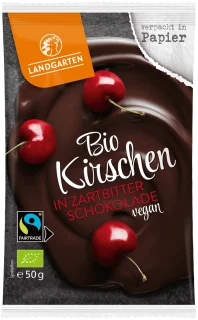 Landgarten Bio Kirschen in Zartbitter 50g