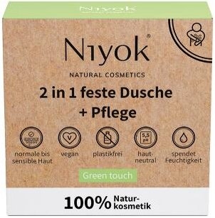Niyok Feste Dusche &amp; Pflege Green Touch 80g