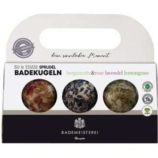 Bademeisterei Sprudelbadekugeln 3x50g