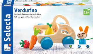 Selecta Obst und Gemüse Nachziehwagen Verdurino 1St.
