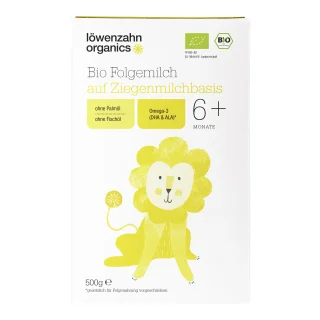 Löwenzahn Organics Folgemilch auf Ziegenmilchbasis 6+ 500g