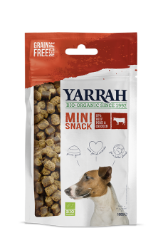 Yarrah Mini Snack für Hunde 100g