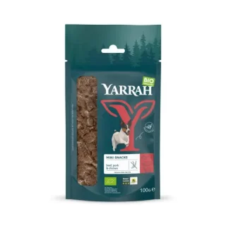 Yarrah Mini Snack für Hunde 100g