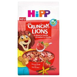 HiPP Crunchy Lions Erdbeere-Vanille 300g