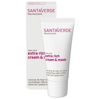 SantaVerde Aloe Vera Extra Rich Cream & Mask 30ml