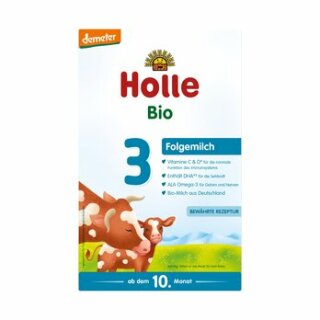 Holle Bio-Säuglings-Folgemilch 3 600g