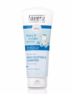 Lavera Baby &amp; Kinder Sensitiv Waschlotion &amp; Shampoo 200ml