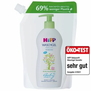 HiPP Haut & Haar Waschgel Nachfüller 400ml