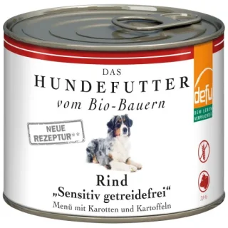 Defu Hundenassfutter Rind "Sensitive getreidefrei" 200g