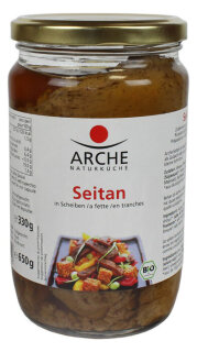 Arche Seitan Scheiben in Sojasauce 650g