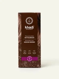 Khadi Mittelbraun Pflanzenhaarfarbe