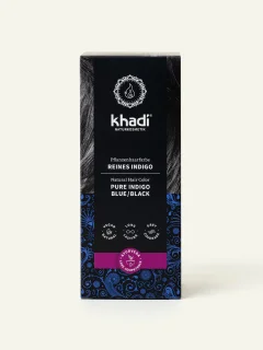 Khadi Reines Indigo Pflanzenhaarfarbe 100g
