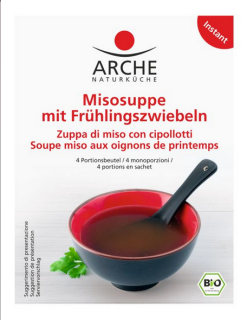 Arche Misosuppe Frühlingszwiebel 4x10g