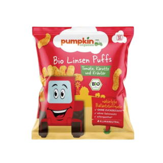 Pumpkin Organics Bio Linsen Puffs Tomate & Karotte 20g