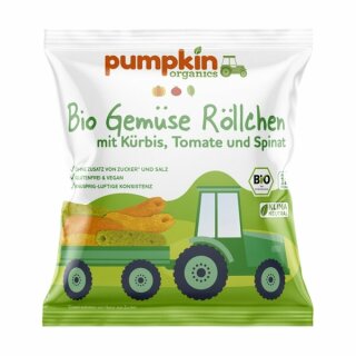 Pumpkin Organics Bio Gemüse Röllchen mit Kürbis 20g