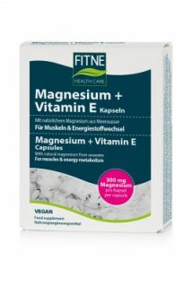 Fitne Magnesium &amp; Vitamin E-Kapseln 40g/60St.