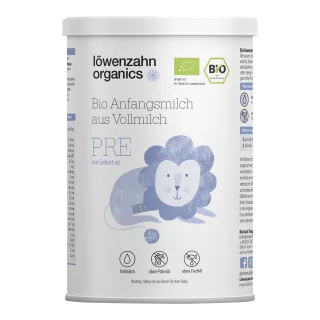 Löwenzahn Organics Pre Anfangsmilch aus Vollmilch 0+ 400g