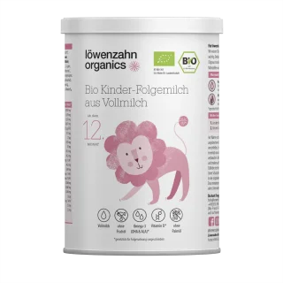 Löwenzahn Organics Kinder-Folgemilch 12+ aus Vollmilch 400g